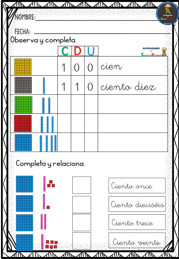 Practicamos Con Las Centenas 9D6