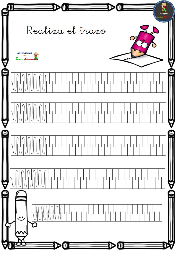 Fichas De Motricidad Y Preescritura Para Preescolar 1