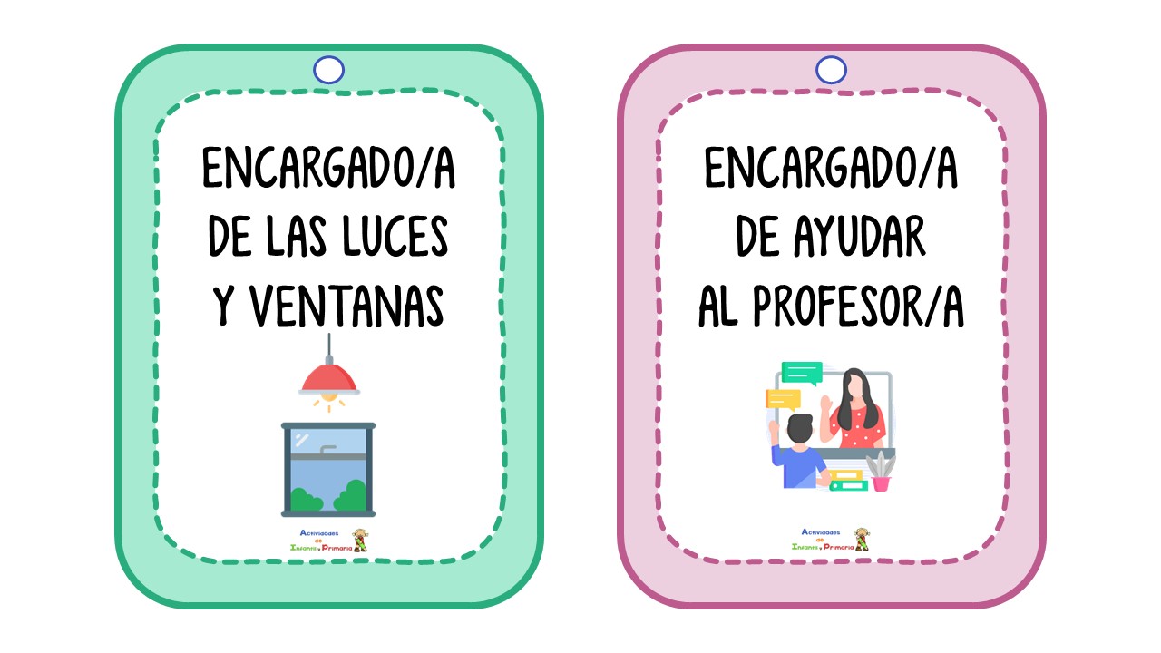 Etiquetas Encargados Clase 2